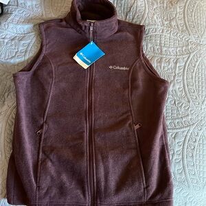 Womens Purple Columbia Vest